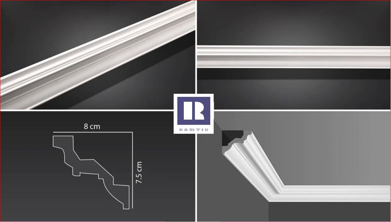 RAMTIK Cornices Code R044 Size 7.5 C M x 8 C M