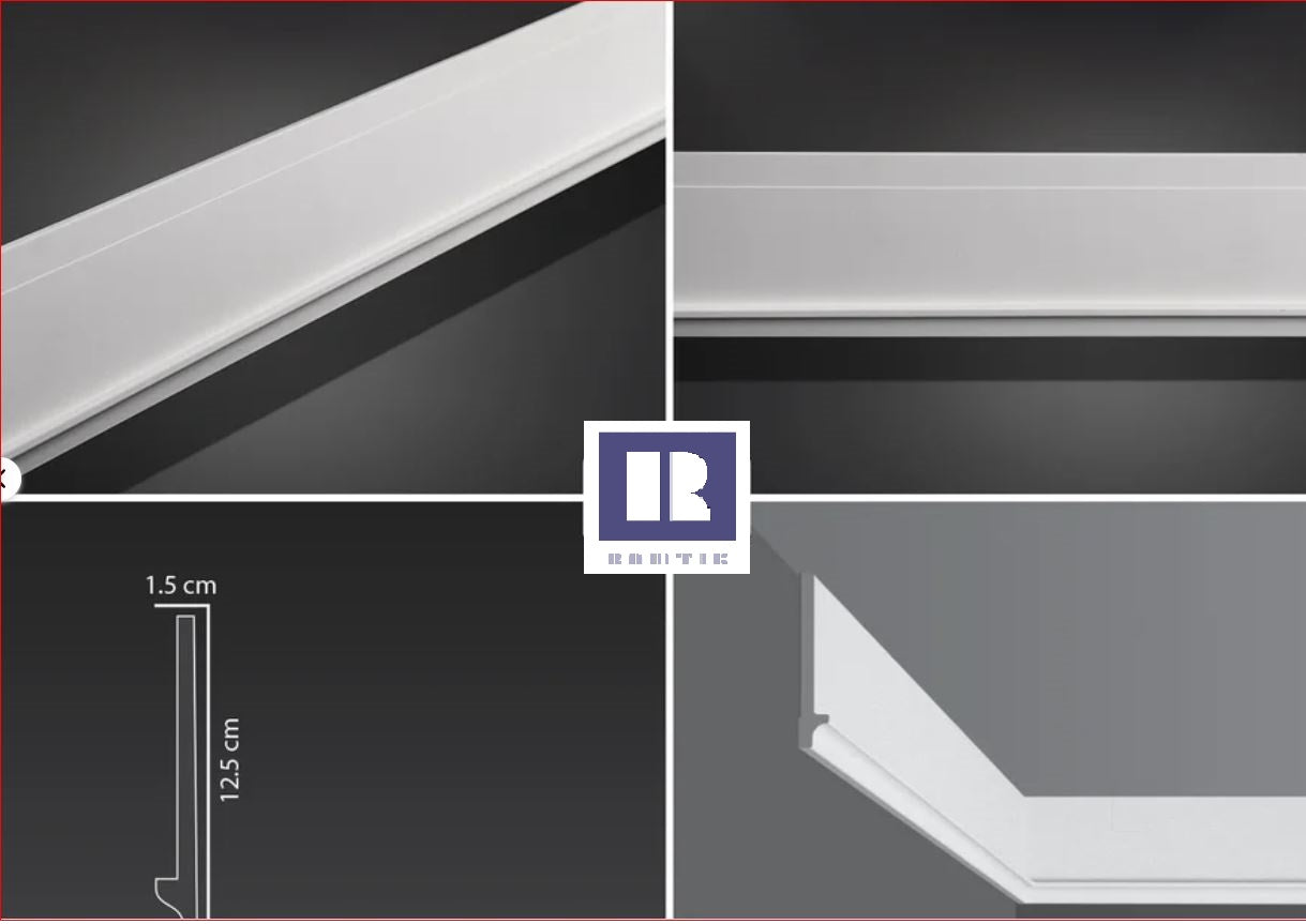 RAMTIK Cornices Code R135 Size 12.5 C M x 1.5 C M
