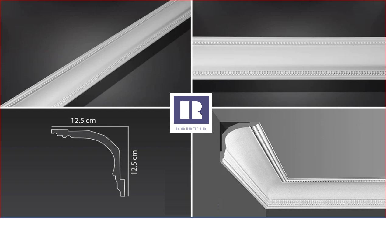 RAMTIK Cornices Code R006  Size 12.5 C M x 12.5 C M