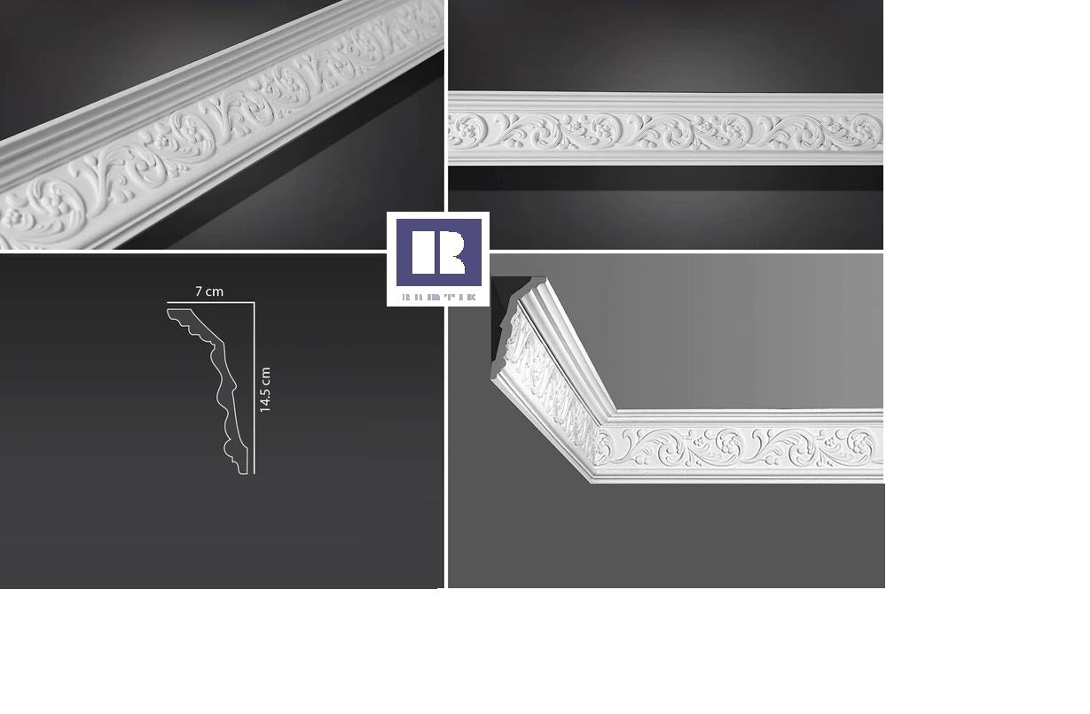 RAMTIK Cornices Code R011  Size 14.5 C M x 7 C M